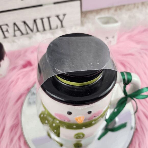 Frosty Sips: Snowman Coffee Mug for Cozy Winter Mornings! NWT - Picture 2 of 7